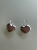 Guess Rhinestone heart earrings
