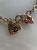 Guess heart and rhinestone necklace