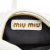 Miu Miu AB Miu Miu White Nappa Leather Leather Mini Matalasse Wander Italy