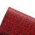 Fendi AB Fendi Red Coated Canvas Fabric Zucchino Key Holder Italy