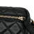 Chanel AB Chanel Black Lambskin Leather Leather Quilted Lambskin Cube Vanity Bag Italy