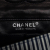 Chanel AB Chanel Blue Cotton Fabric Medium Striped Double Flap France