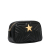 Stella McCartney AB Stella McCartney Black Calf Leather Quilted Star Pouch Italy
