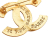 Chanel B Chanel Gold Brass Metal CC Brooch France