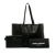 Saint Laurent B Saint Laurent Black Calf Leather E/W Shopping Tote Italy