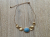 Marco Bicego Lunaria 5-petal 18K gold and aquamarine necklace