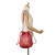 Saint Laurent B Saint Laurent Red Calf Leather Small Teddy Bucket Bag Italy