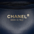 Chanel A Chanel Blue Dark Blue Lambskin Leather Leather CC Round Vanity Bag Italy