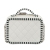 Chanel A Chanel White with Black Caviar Leather Leather Small Caviar CC Filigree Vanity Bag Italy