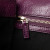 Gucci B Gucci Purple Calf Leather Blondie Shoulder Bag Italy