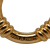 Hermès AB Hermes Gold Gold Plated Metal Scarf Ring France