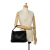 Bottega Veneta AB Bottega Veneta Black Calf Leather Cradle Shoulder Bag Italy