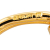 Hermès AB Hermes Gold Gold Plated Metal Regate Scarf Ring France