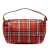 Burberry B Burberry Red Canvas Fabric House Check Baguette Italy