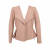Elie Saab leather jacket in dusty pink