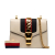 Gucci B Gucci White Calf Leather Mini Sylvie Chain Crossbody Bag Italy