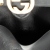 Gucci B Gucci Black Calf Leather Guccissima Icon Signature Key Holder Italy