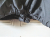 Christa de Carouge Metallic-graue Tunika mit Kapuzenkragen (TU Große Größen)