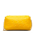Fendi B Fendi Yellow Calf Leather Zucca Embossed Midi Baguette Italy