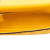 Fendi B Fendi Yellow Mustard Calf Leather Zucca Embossed Chain Midi Baguette Italy