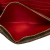 Louis Vuitton AB Louis Vuitton Red with Brown Calf Leather Double V Wallet Spain