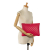 Chanel AB Chanel Pink Lambskin Leather Leather Quilted O Case Clutch Italy