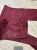 J Brand Rote Jeans mit Metallbeschichtung, abgeschnitten