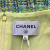 Chanel combinaison short 2019 en tweed vert lime