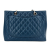 Chanel GST Quilted Caviar Leather Shopper Bag Blue