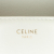 Celine B Celine White Calf Leather Cuir Triomphe Chain Shoulder Bag Italy