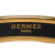 Hermès B Hermès Orange with Gold Enamel Metal Narrow Bangle Austria