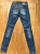 Only CORAL LOW SK BIG HOLES JEANS CRE2394
