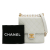 Chanel AB Chanel White Lambskin Leather Leather Small Chic Pearls Flap Italy