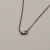 Chanel Pendant Chain Necklace CC silver Vintage
