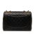 Chanel B Chanel Black Lambskin Leather Leather Jumbo XL Classic Lambskin Single Flap France