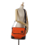 Hermès AB Hermès Orange Canvas Fabric Allback Messenger Bag France