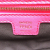 Fendi AB Fendi Pink Calf Leather Medium Embossed Zucca Baguette Italy