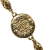 Chanel AB Chanel Gold Gold Plated Metal CC Medallion Necklace France