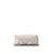 Chanel AB Chanel White Lambskin Leather Leather Lambskin and Plexiglass Kiss Clutch with Chain Italy