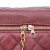 Chanel AB Chanel Red Dark Red Caviar Leather Leather Large Quilted Caviar Zip Box Bag Italy