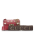 Gucci B Gucci Red Calf Leather Pearl Studded Padlock Italy