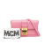 MCM AB MCM Pink Calf Leather Tracy Laurel Chain Crossbody Bag Korea, South