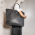 Prada Tote Handbag Leather 2-Ways Black