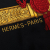 Hermès B Hermès Black Silk Fabric Grand Uniforme Scarf France