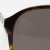 Gucci B Gucci Black with Brown PVC Plastic Aviator Acetate Sunglasses Italy