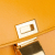 Celine B Celine Yellow Calf Leather Medium Classic Box Crossbody Bag France