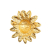 Chanel AB Chanel Gold Brass Metal Lion Head Brooch France