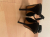Christian Dior Leader noir et sandales en daim