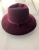Borsalino Burgundy hat