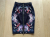 Givenchy Stunning--and rare-- Givenchy floral zip-back skirt.  